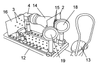 PROCEDIMIENTO PARA LA MEDIDA EN VIVO DEL ALINEAMIENTO DE LOS COMPONENTES OPTICOS DEL OTO Y DISPOSITIVO PARA LA PUESTA EN PRACTICA DEL MISMO